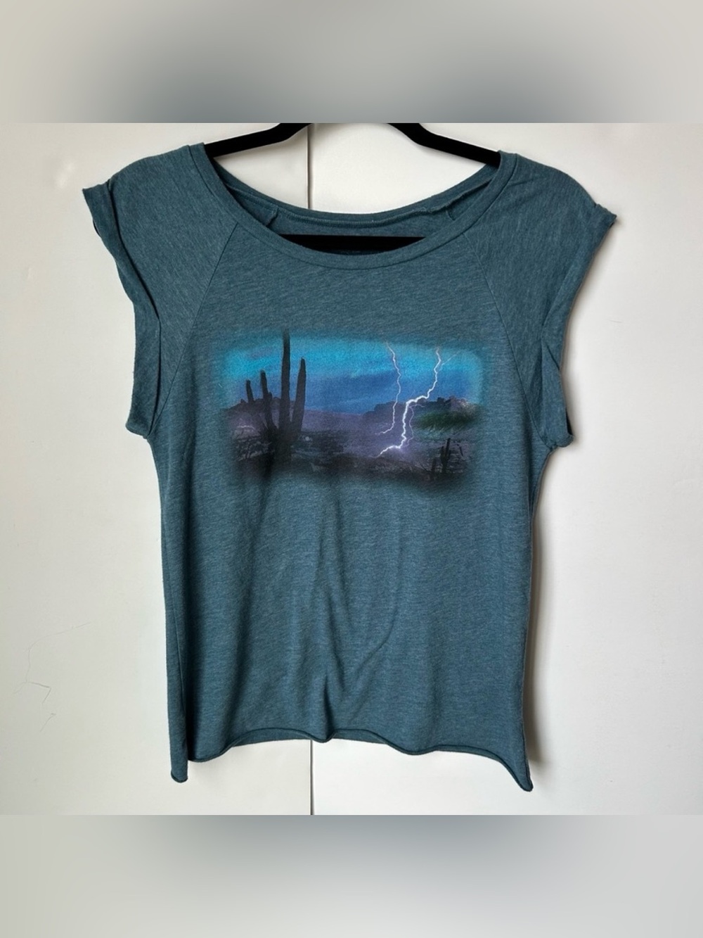 💥Wyldehart live in California Sunday Funday Desert Scene Neck T-Shirt Size S